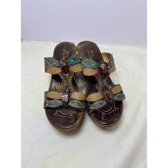 Spring Step Bonita Women's Floral Wedge Sandal, Size 38 EU - Picture 5 of 9